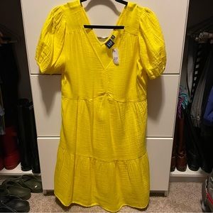 NWT Crinkle Gauze Tiered Dress